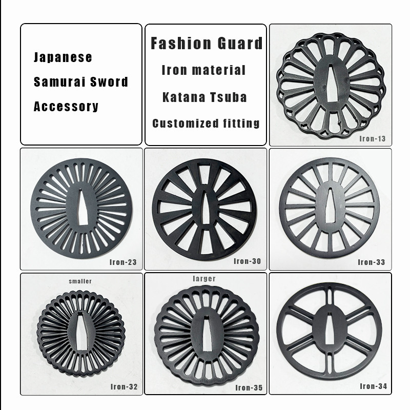Antique Japanese Sword Tsuba For Katana/Wakizashi/Tanto Iron Guard,Customized Samurai Swords