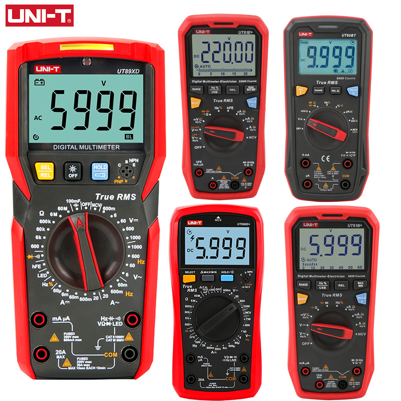 UNI-T Multimeter Professional UT890C UT890D+ UT89X UT89XD UT89XE UT60S UT60BT UT61B+ UT61D+ UT61E