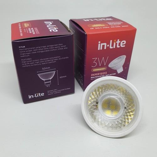 "New" LAMPU MR16 3 5 7 WATT INLITE 220V 3000K 4000K 6500K