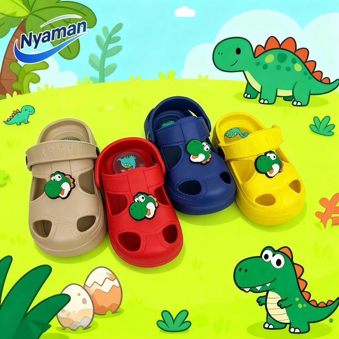 Bata Kiddora - Size 20 -25 Sandal Anak Bunyi Citcit Sandal Bayi Karet Anak Cowok Sandal Baim Anak