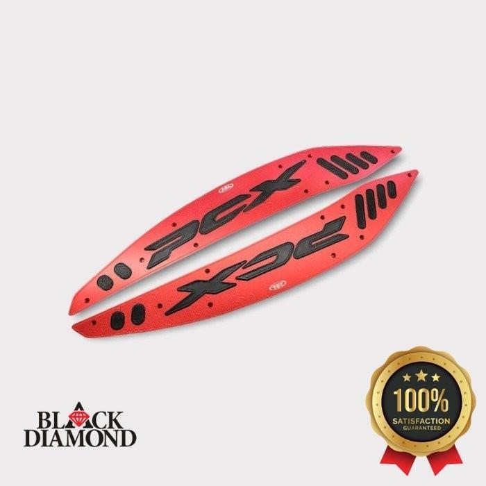 Floorboard Bordes Karpet Pijakan Kaki PCX CBU Thailand Black Diamond