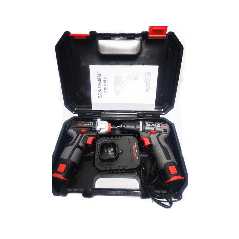 . 12V/16V Electric Brushless Drill And Cordless Impact Screwdriver -