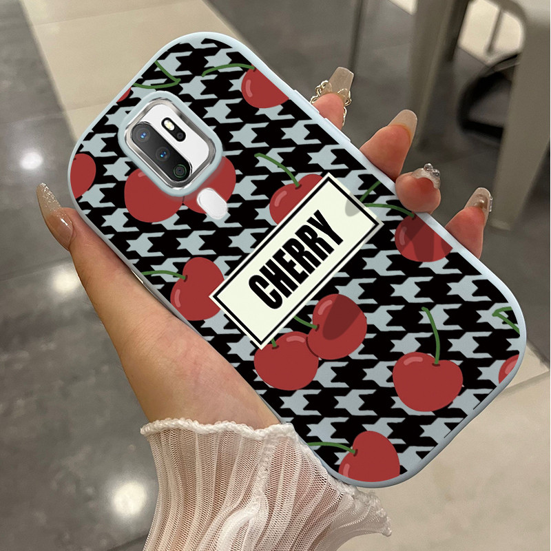 Casing Hp Untuk OPPO A5 2020 A9 2020 Case Casing Jantung berlian pola Kerang gemuk ponsel HP Kasing 