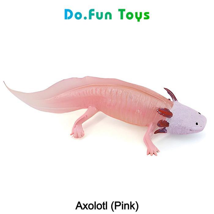 Animal Figurine AXOLOTL / Mainan Miniatur Hewan Salamander Naga Air
