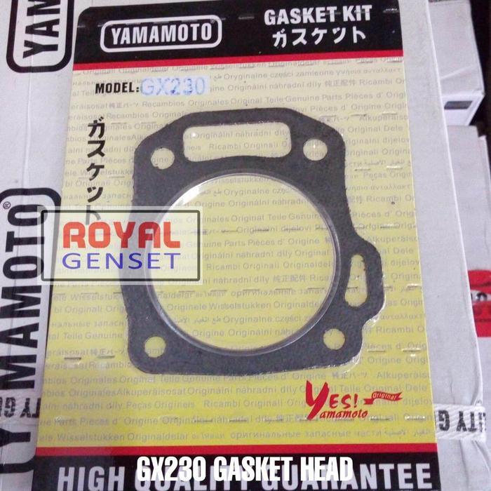 GX230 GASKET CYLINDER HEAD YAMAMOTO MESIN BENSIN ASLI