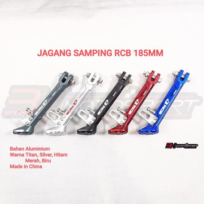 JAGANG STANDAR SAMPING RCB UKURAN 185MM WARNA BIRU MERAH HITAM TITAN SILVER