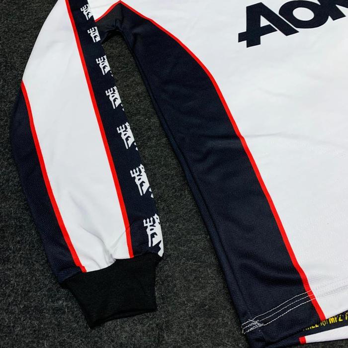 MFZ-RETRO MU PUTIH FANTASY LONGSLEVE Jersey MU .DRIFIT Milano 200gsm