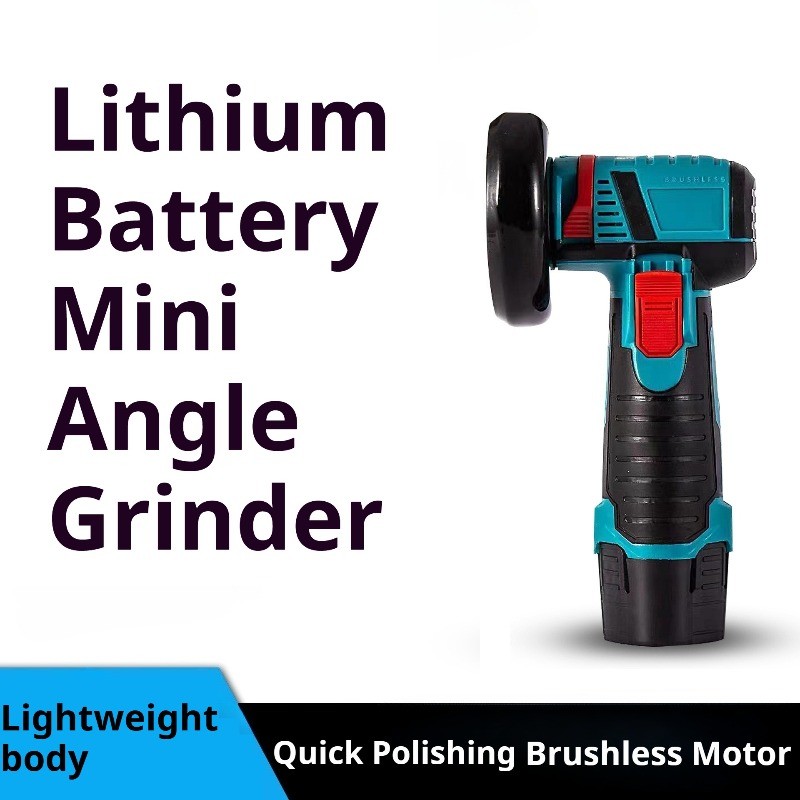 Brushless Mini Angle Grinder Cordless Lithium Angle Grinder Portable Grinding Cutting Polishing