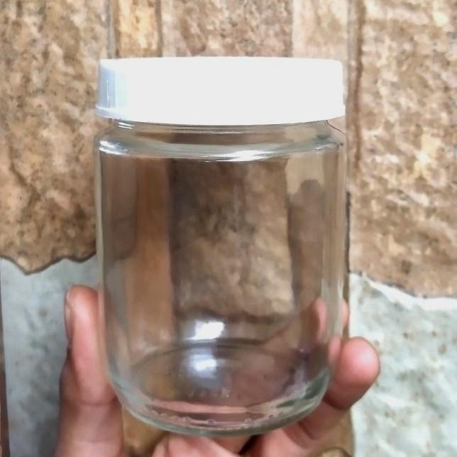 BOTOL KACA JAR 250ML SELAI - TUTUP PLASTIK
