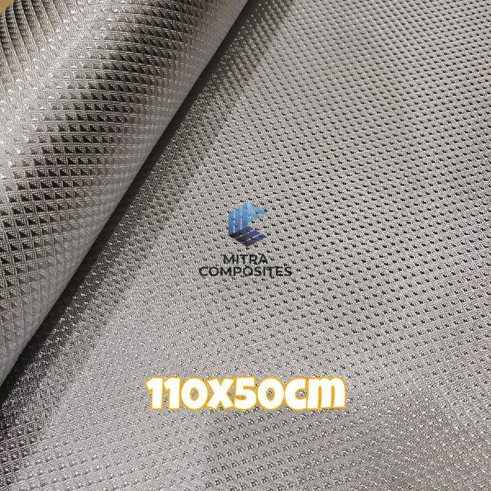 Serat Silver Texalium Carbon Fiber Kevlar Jacquard Fabric