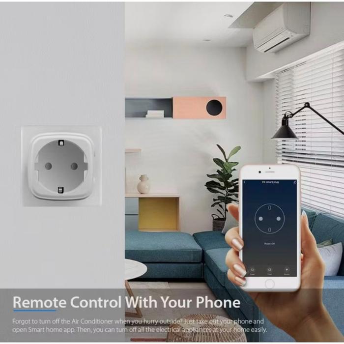 SMART PLUG WIFI TUYA TIMER OTOMATIS SMART LIFE
