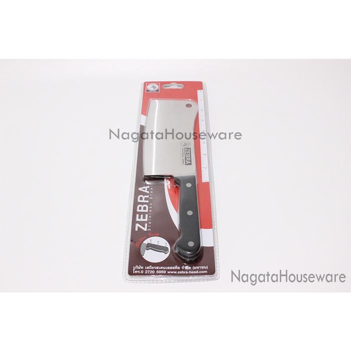 Pisau Daging Stainless Steel / Pisau Zebra / Pisau Daging Stenlis Chopper Knife 6" Chef Zebra 100260