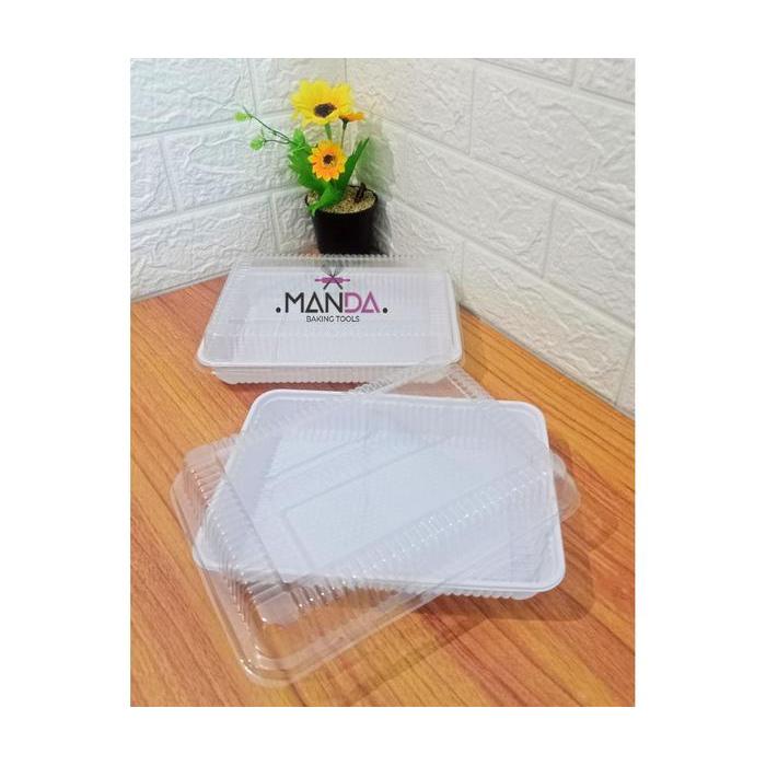 Mika Bento Putih/Mika Snack Box/ Mika Brownies 22x16x4 cm