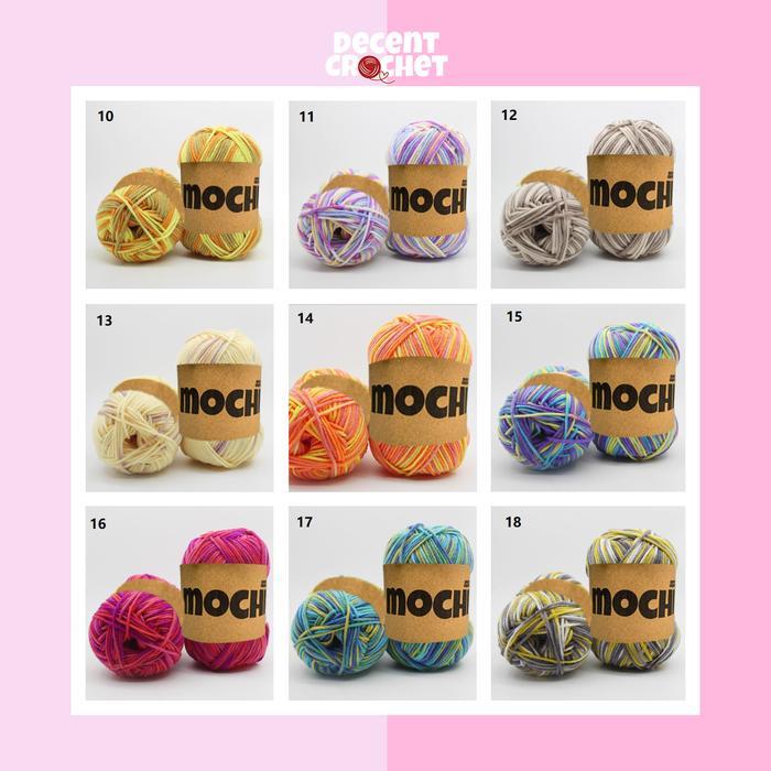 (1-20) Benang rajut katun impor big ply/milk cotton yarn sembur