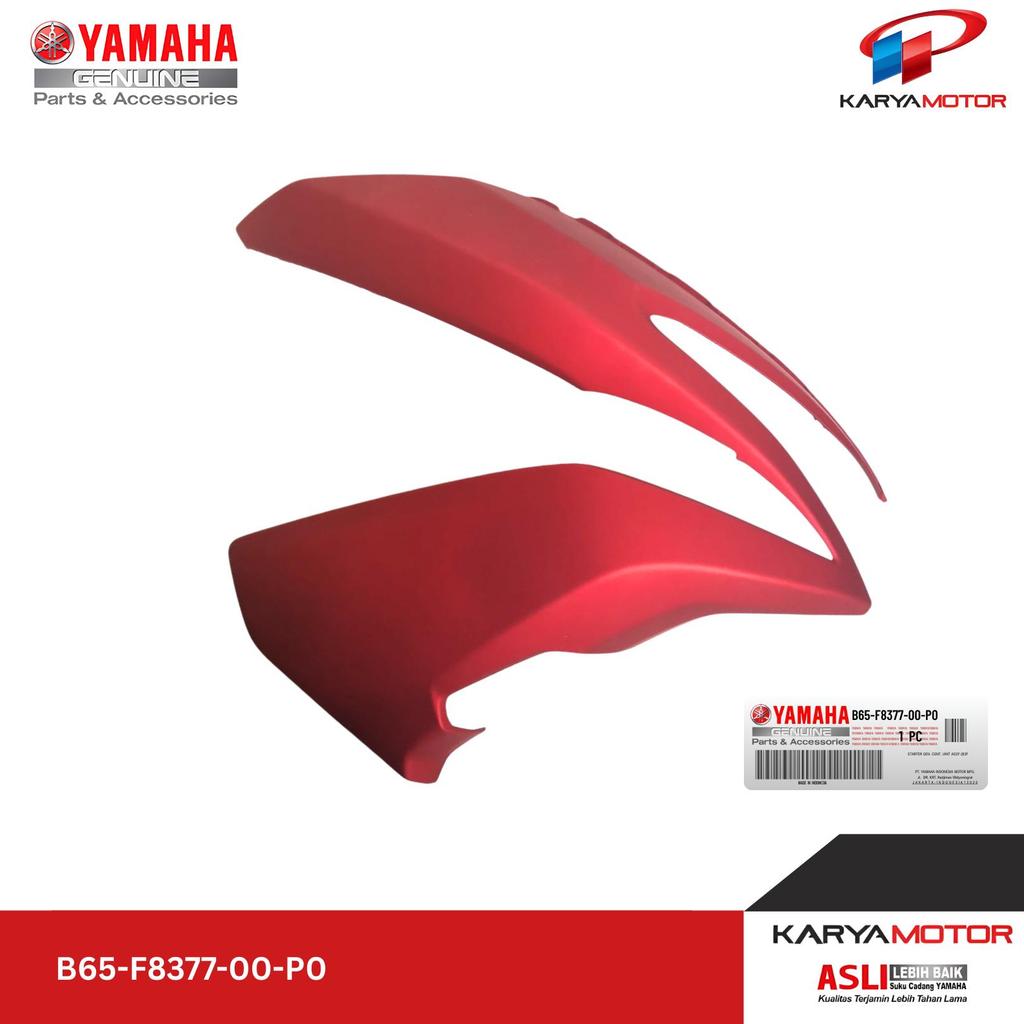 Cover Bodi Sayap Depan Kanan Merah Doff BODY, COWLING 2 (MDRM3) B651 Yamaha Aerox Old - B65-F8377-00