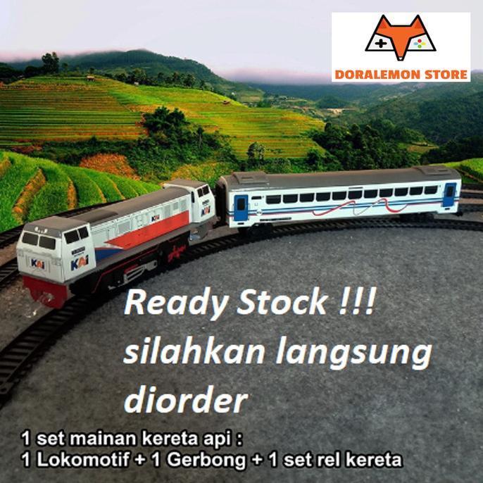 Kereta Api Indonesia - Mainan Kereta Api - Gerbong dan lokomotif- Full