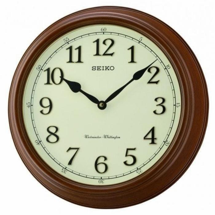 Jam Dinding Seiko QXD214B Diameter 37cm Original Dual Chime Bestseller QXD214