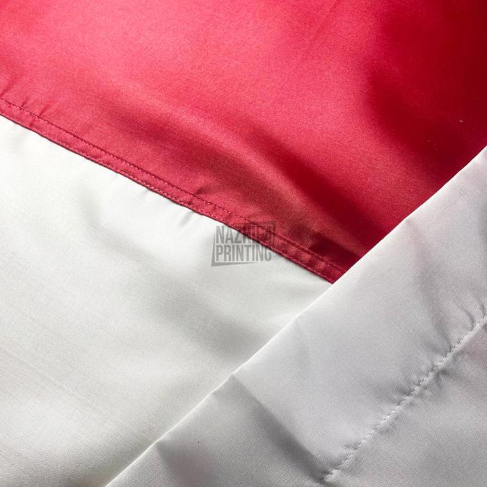 Nazhifa Printing - Bendera Merah Putih, Bahan Satin Peles, Ukuran 15 x 22 cm, 20 x 30 cm, 30 x 45
