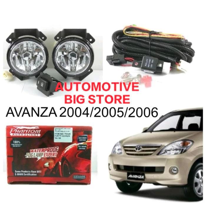 Foglamp Fog Lamp Avanza Xenia Lama 2003 2004 2005 2006 Kaca Komplit