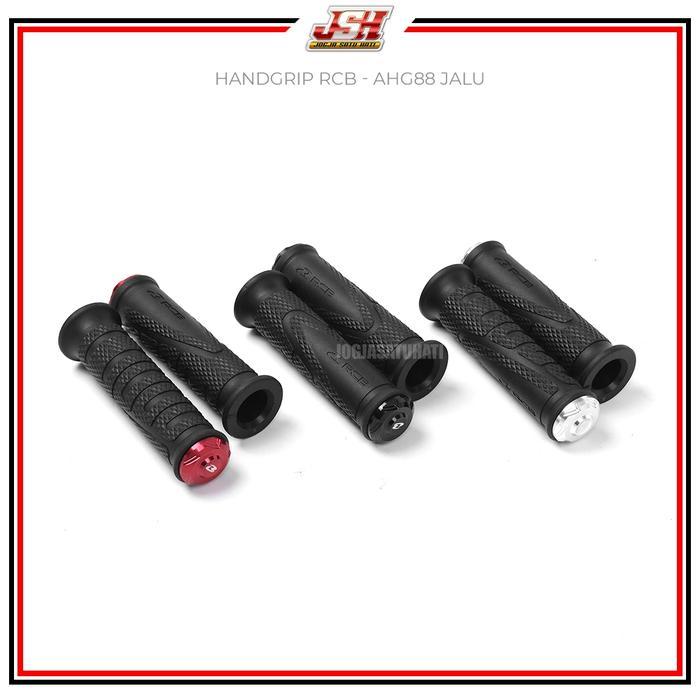 Handgrip Handfat Karet Hand Grip RCB Racing Original HG55 HG 66 Bulu AHG55 AHG66 Bintik Jalu Nmax