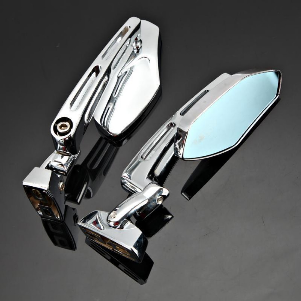 MOTORCYCLE RACING REAR VIEW MIRRORS FOR KAWASAKI NINJA 250 500 ZX6 ZX7 ZX9 ZX10 ZX12 SUZUKI GSXR