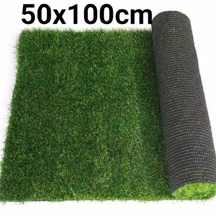 KARPET RUMPUT SINTETIS 0.5M1M karpet rumput sintetis rumput tajam putih rumput sintetis outdoor anti