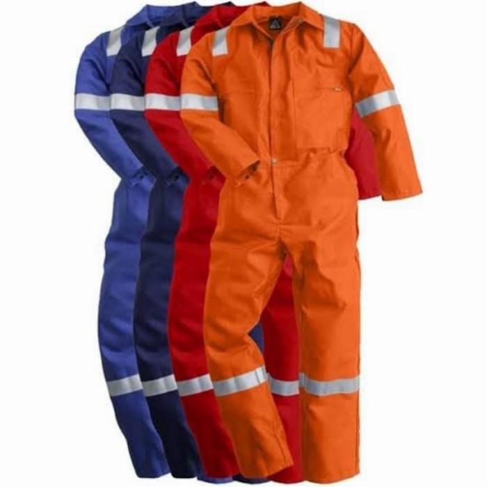 PROMO WEARPACK SAFETY TEBAL / BAJU KERJA TEBAL SETELAN / WEARPACK SET SAFETY [KINARI]