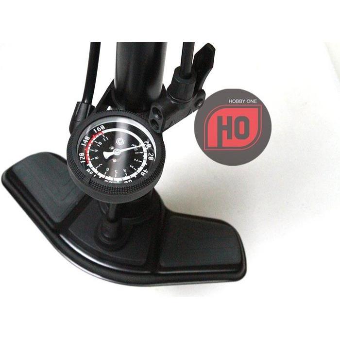Promo Polygon Floor Steel Stx Pump Black - Pompa Sepeda Termurah