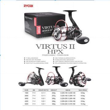 Reel RYOBI Virtus II 3000 HP Black
