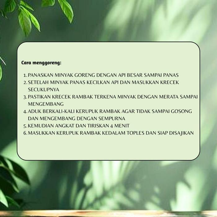 Kerupuk Rambak Kulit Sapi Pritilan Tebal (Patahan Kecil) Tatajaya Dorokdok Krecek Rambak Sapi Mentah