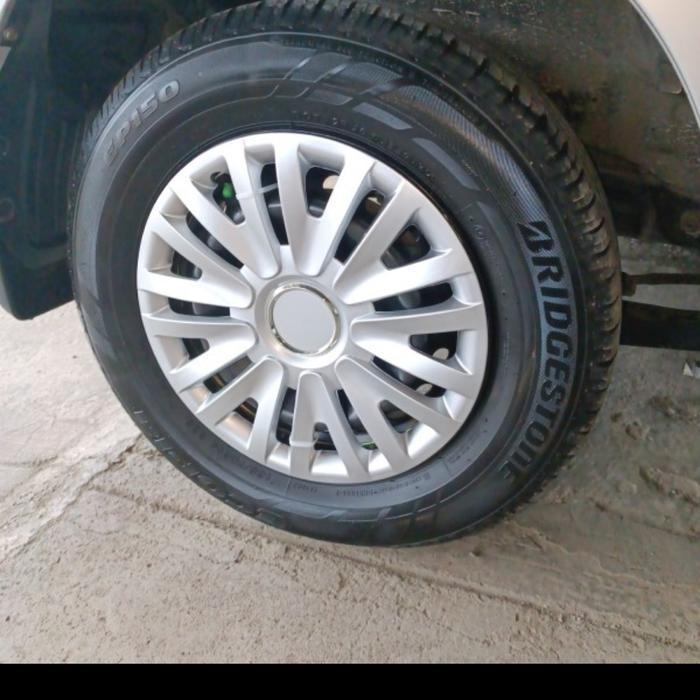 Wheel Dop Velg Mobil Suzuki Carry New Futura X-Tra Grand Max Agya Ayla Ring 13 Inch Silver
