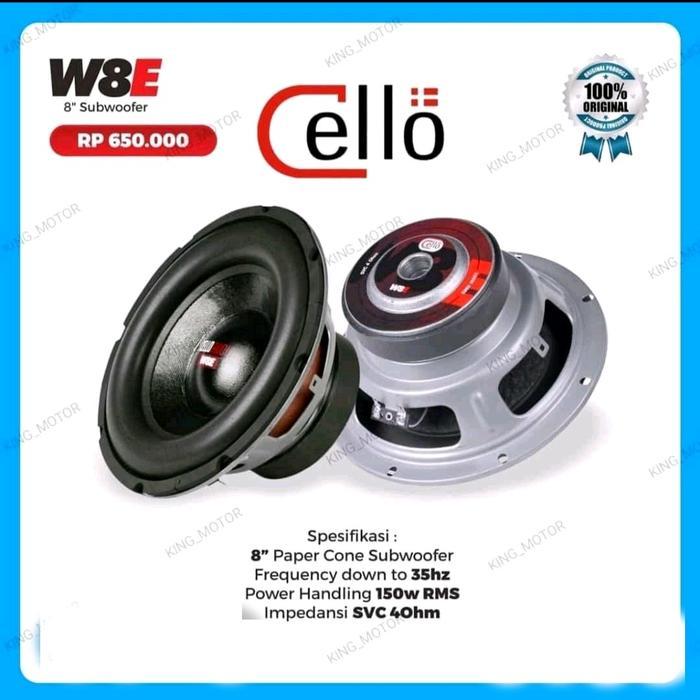 Subwoofer 8 inch SVC Cello W8E
