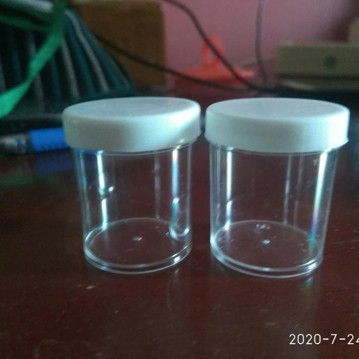 "New" Botol Obat Kecil Transparan 10 Pcs Toples Mini 10ml-20ml-30ml Tutup Anti Tumpah Wadah Plastik