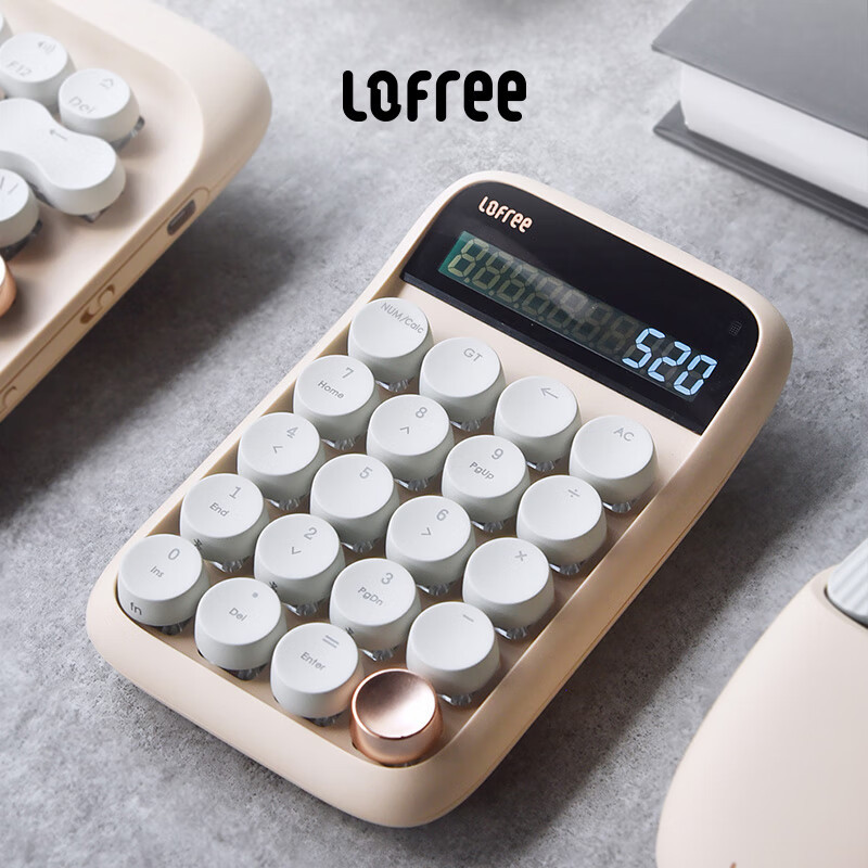 New LOFREE Bluetooth numeric keyboard retro fashion calculator financial office counting machine
