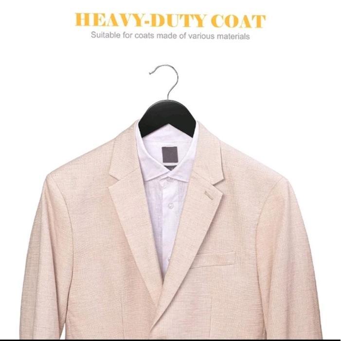 Premium Hanger Kayu Palangan Dewasa / Hanger Gantungan Baju / Hanger Kayu Distro Premium Dewasa/