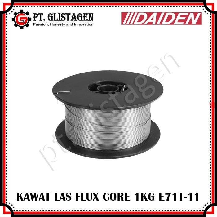 BIGSALE DAIDEN KAWAT LAS FLUX CORE 0.8MM E71T-11 UNTUK MESIN LAS MIGI 130 ORIGINAL 1KG PENGELASAN
