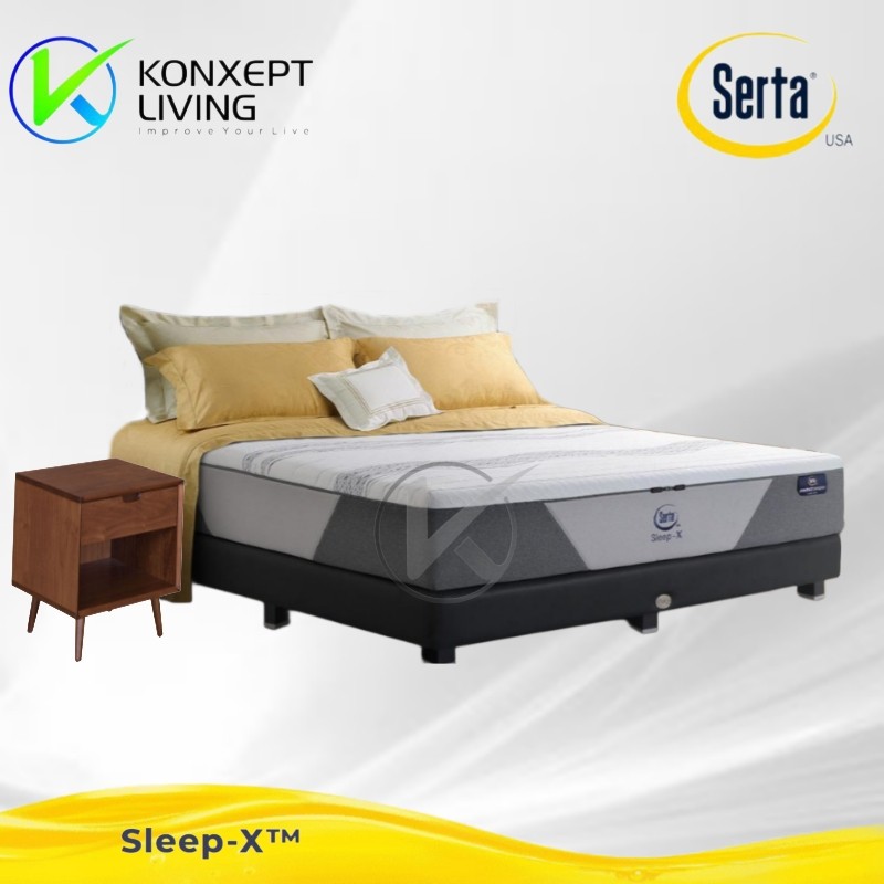 Serta Springbed Sleep - X TM Ukuran 120x200 Fullset Tanpa Sandaran