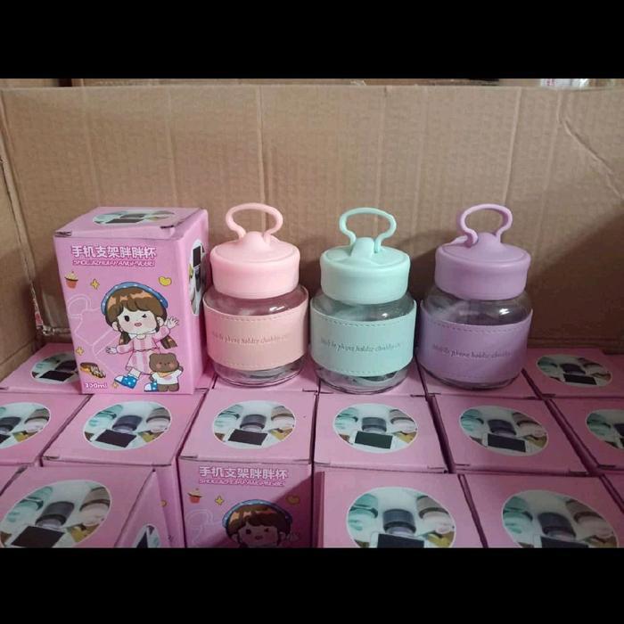 TERLARIS ISI 50PCS BISA CETAK NAMA BOTOL MINI LUCU ESTETIK BISA SENDERAN HP BAHAN KACA BERVARIAN