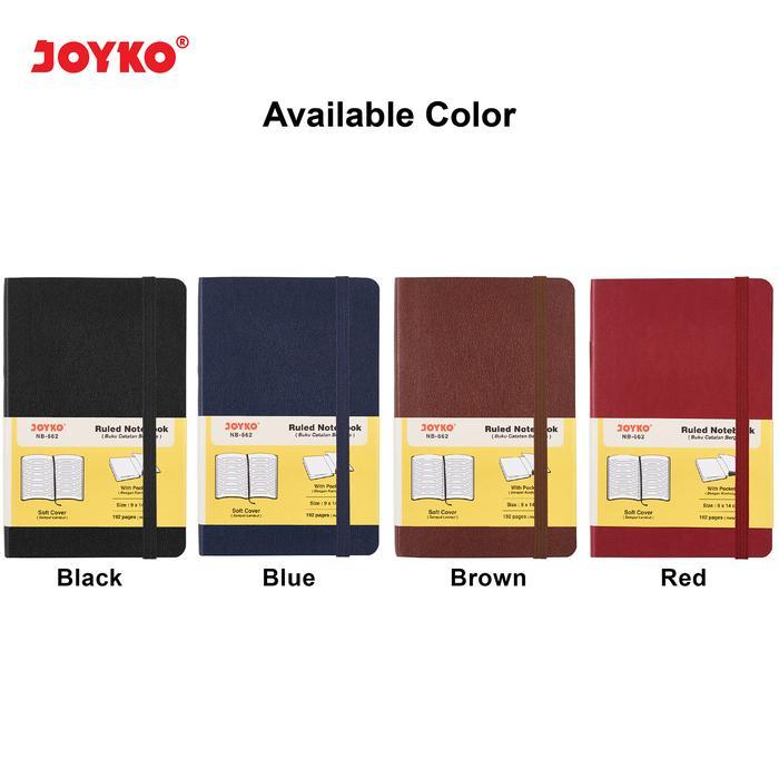 Joyko Notebook A6 Soft Cover / Buku Catatan Garis Jurnal Agenda A6 Buku Kantong Nb-662 Pasti Ori