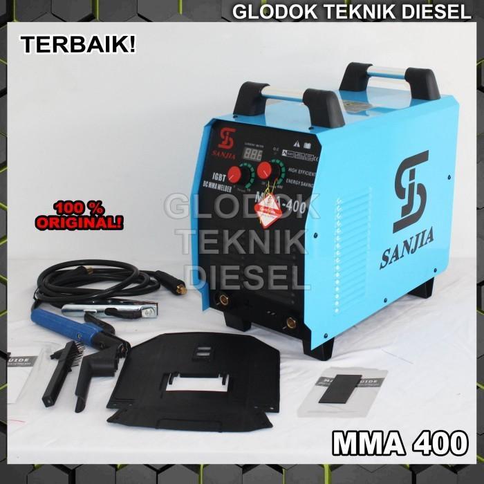 Mesin Las Tiga Jaya ARC 400 Trafo Las Listrik Inverter Sanjia MMA 400A