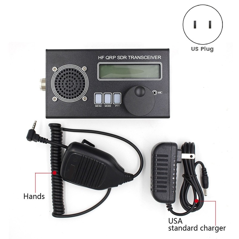 . 1 Set Portable Multifunction Shortwave Radio Transceiver Usdx Qrp Sdr -