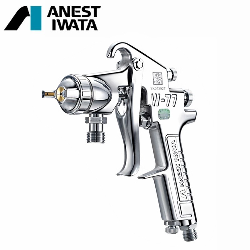 . Original Anest Iwata W-77 Paint Spray For Cars Large Nozzle Furniture Primer Pneumatic Tool -