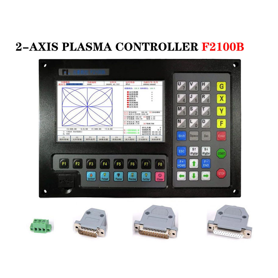 . 2-Axis Cnc Plasma Cutting Controller F2100B Fl Offline Flame Cutting -