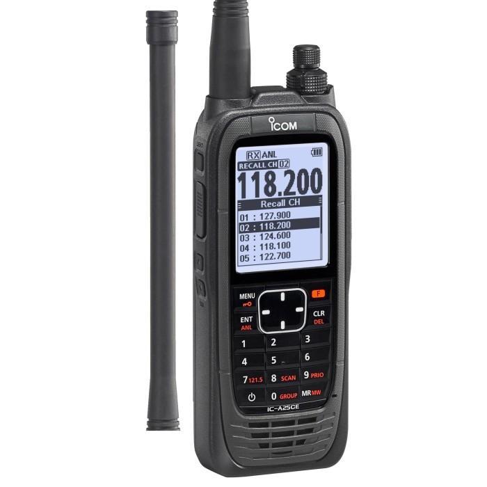 Icom IC-A25CE HT VHF Air Band Ori Baru Garansi GPS Airband ICA25 A25