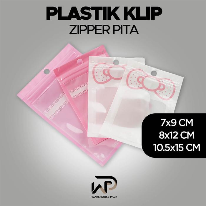 ( 10 PCS ) PLASTIK KLIP ZIPLOCK PITA LUCU PLASTIK ZIPLOCK LUCU KEMASAN ZIPLOCK LUCU KARTUN PLASTIK