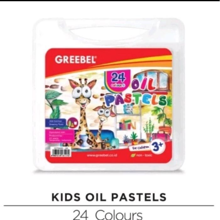 Crayon greebel 24 warna / Krayon 24 warna pensil