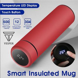 tumbler thermos stainless smart temperature LED cup / termos minuman