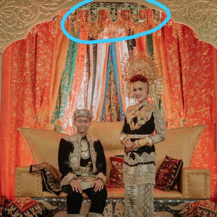 Ondas Hiasan Rumbai Pelaminan Padang Aceh Melayu