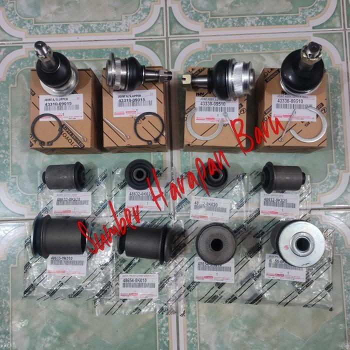 Ball Joint Dan Bushing Arm Atas Bawah Komplit Toyota Innova Set 12Pc