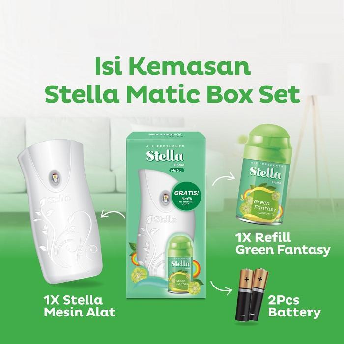 ORIGINAL STELLA MATIC PENGHARUM RUANGAN SEMPROT OTOMATIS ELEKTRIK